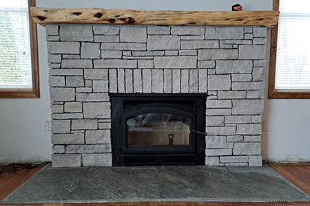 After Wood Insert Installation