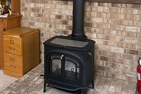 Wood Stove Sample (black)